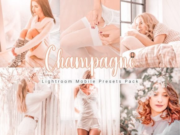 Download 10 Champagne Lightroom Mobile Presets - Lightroom mobile Collection