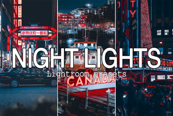 Download 9 Night Lights Lightroom Mobile Presets - Lightroom mobile Collection