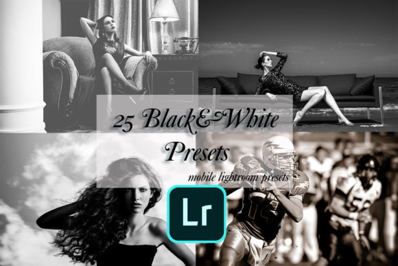 Download 25 Lightroom Mobile Black&amp;White Presets - Lightroom mobile Collection